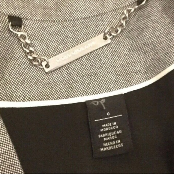 White House Black Market Gray Blazer Size 6 - Picture 5 of 11